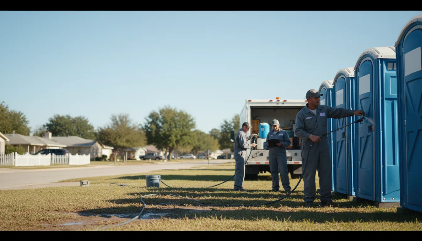 Long-Term Portable Toilet Rental in Sibley, LA near me